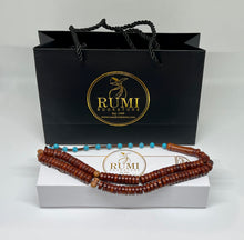 Load image into Gallery viewer, Kokah beads with Feroza stone