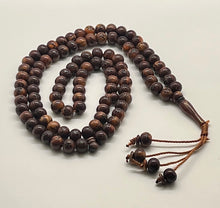 Load image into Gallery viewer, 99 beads Tasbih with the name Allah & Muhammad carved in Arabic