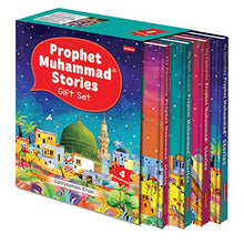 Load image into Gallery viewer, Prophet Muhammad Stories Gift Box (Four Hardbound Books in a Slipcase)