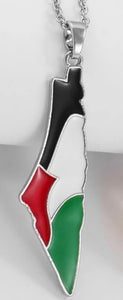 Palestine flag pendant