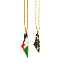 Load image into Gallery viewer, Palestine flag pendant
