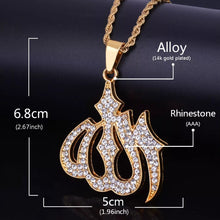 Load image into Gallery viewer, Allah pendant extra large size
