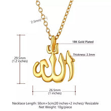 Load image into Gallery viewer, Allah pendant
