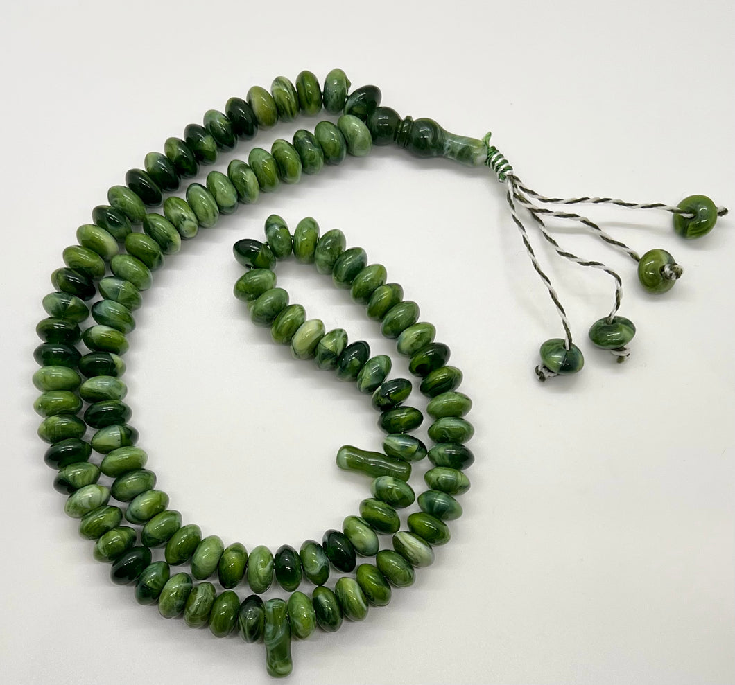 Subha / Prayer Beads Green color