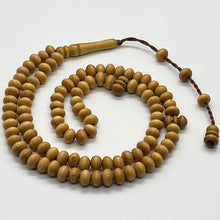 Load image into Gallery viewer, Wood Subha 99 beads - birch color
