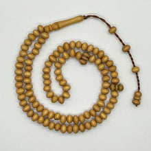 Load image into Gallery viewer, Wood Subha 99 beads - birch color
